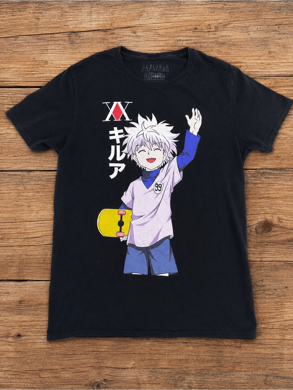 BoxLunch Hunter x Hunter Killua Skateboard Graphic T-Shirt Anime Manga M